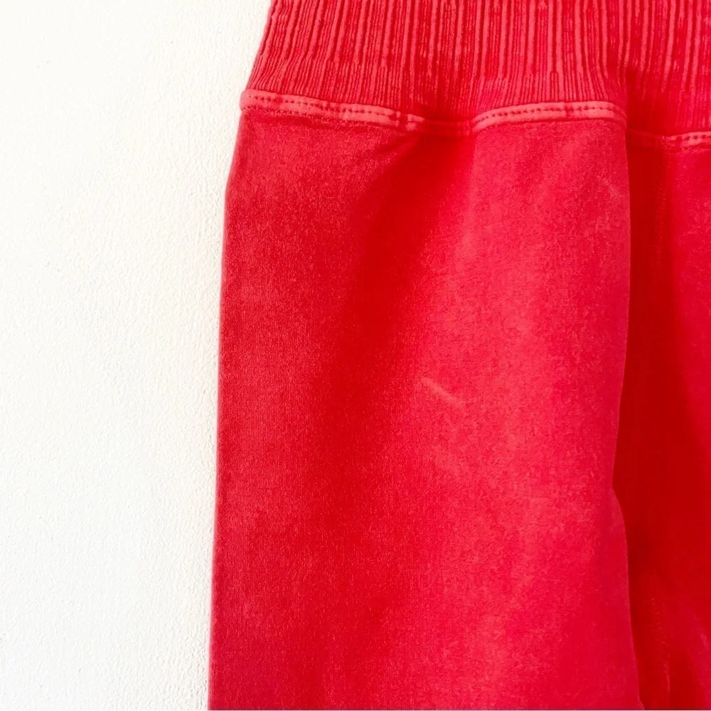 FRER PEOPLE Good Karma Red Leggings In Red XS/S NEW